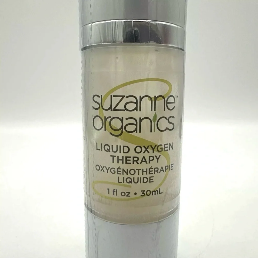 NEW Suzanne Somers Organics Liquid Oxygen Therapy Facial Serum 1 Fl oz 30 ml